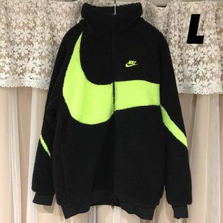 ナイキ(NIKE)の【人気カラー】美品 NIKE ナイキ BIG SWOOSH ボアジャケット L(ブルゾン)