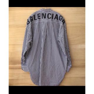 バレンシアガ(Balenciaga)のお値下げ！　バレンシアガ　ストライプシャツ　balenciaga(シャツ/ブラウス(長袖/七分))