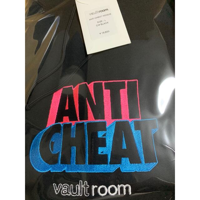 パーカーvaultroom anti cheat hoodie Lサイズ