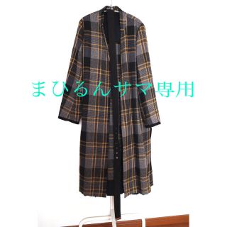 ドレスレイブ(DRESSLAVE)のdresslave ドレスレイブ　チェックロングジャケット　ベルト付き(その他)