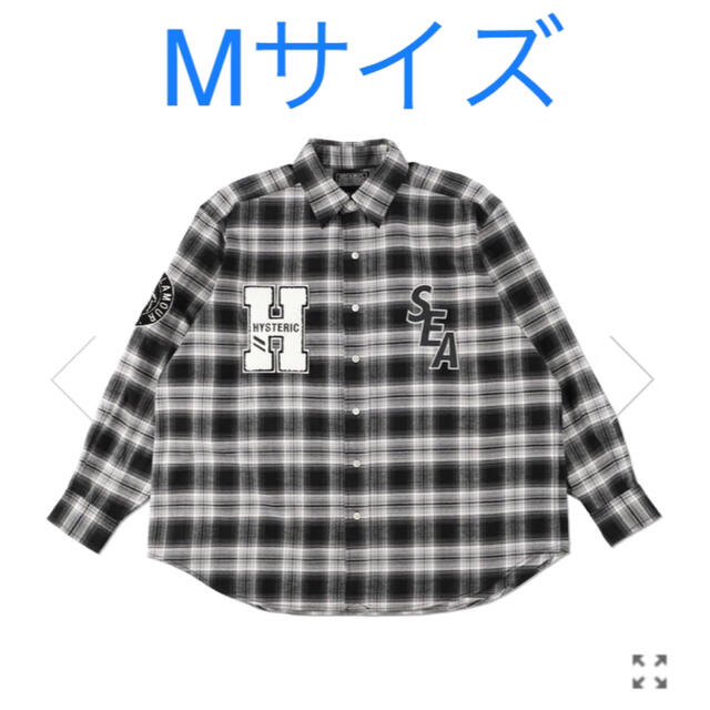 HYSTERIC GLAMOUR(ヒステリックグラマー)のwind and sea hysteric glamor CHECK SHIRT メンズのトップス(シャツ)の商品写真