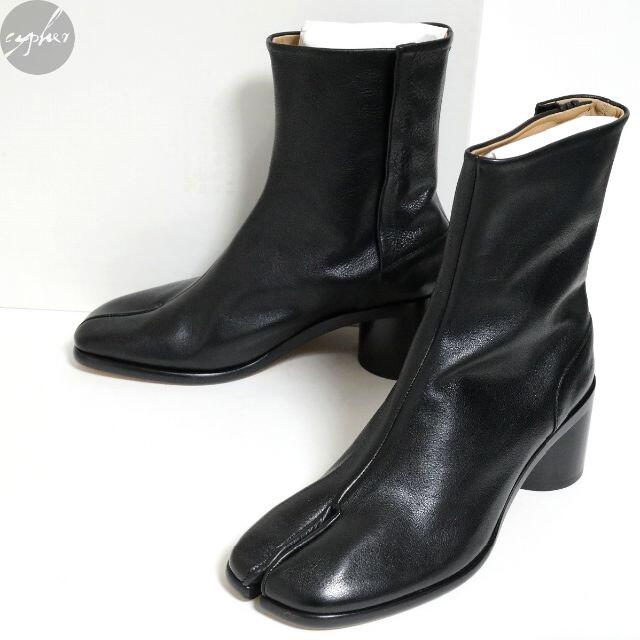 Maison Martin Margiela(マルタンマルジェラ)の41 26cm 新品 19AW メゾンマルジェラ レザー 足袋 ブーツ 黒 タビ メンズの靴/シューズ(ブーツ)の商品写真