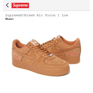 シュプリーム(Supreme)のSupreme/Nike Air Force 1 Low Wheat 26.5(スニーカー)