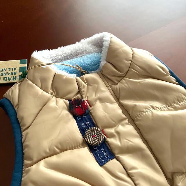 RAG MART - ⭐️未使用品 ラグマート リバーシブル 中綿ベスト 80