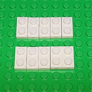 レゴ(Lego)の【新品】LEGO 1×2プレート《ホワイト》 レゴ ブロック(その他)