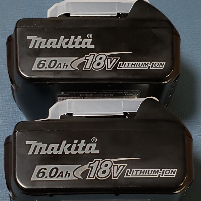 受注生産品】 領収書可能 マキタ 純正バッテリ18V 6.0Ah 2個 BL1860B ...