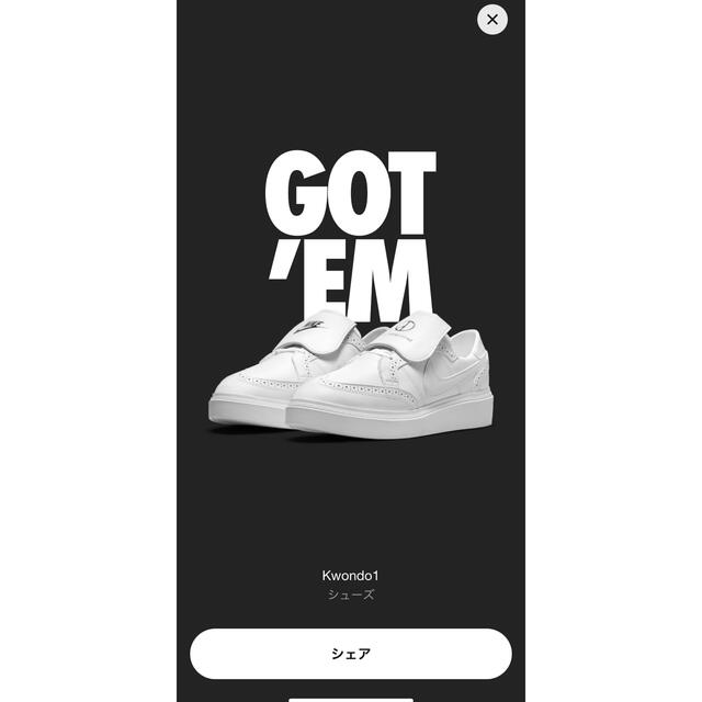 PEACEMINUSONE/G-DRAGON × NIKE KWONDO1 正規店仕入れの vivacf.net