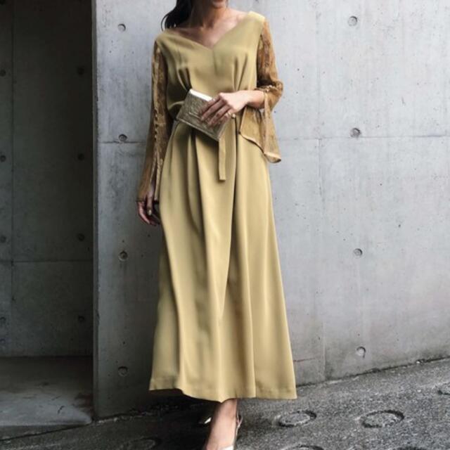 Ameri VINTAGE - アメリヴィンテージ / LACE SLEEVE REFINED DRESSの通販 by haruna's