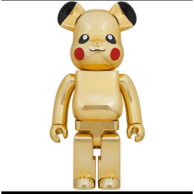 BE@RBRICK ピカチュウ GOLD CHROME Ver.1000％