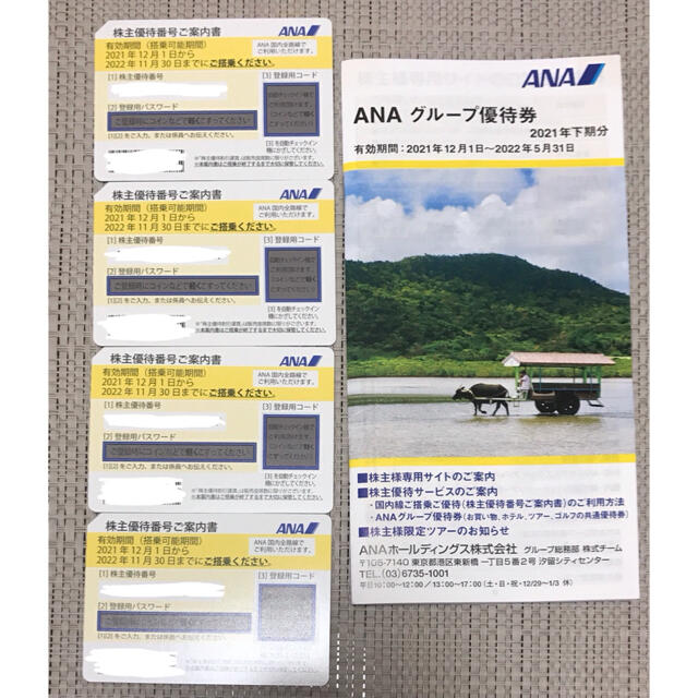 ANA(全日本空輸)(エーエヌエー(ゼンニッポンクウユ))の新年割引　ANA株主優待 チケットの優待券/割引券(その他)の商品写真