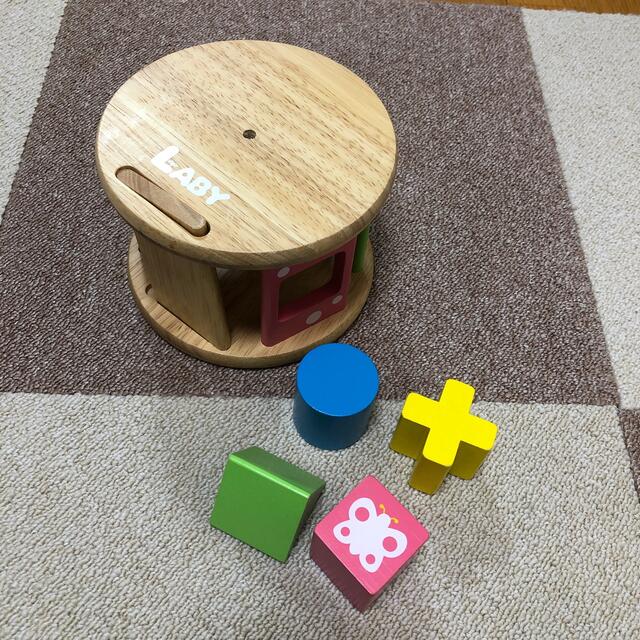 LABY 木製　おもちゃ キッズ/ベビー/マタニティのおもちゃ(知育玩具)の商品写真