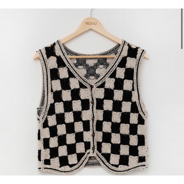 dholic(ディーホリック)のNUGU  casual chess knit vest レディースのトップス(ベスト/ジレ)の商品写真