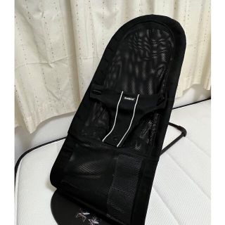 ベビービョルン(BABYBJORN)の 美品 ベビービョルン バウンサー ブラック メッシュ(ベビーベッド)