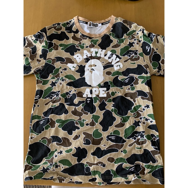 A BATHING APE(アベイシングエイプ)のSTA CAMO COLLEGE L/S TEE M メンズのトップス(Tシャツ/カットソー(七分/長袖))の商品写真