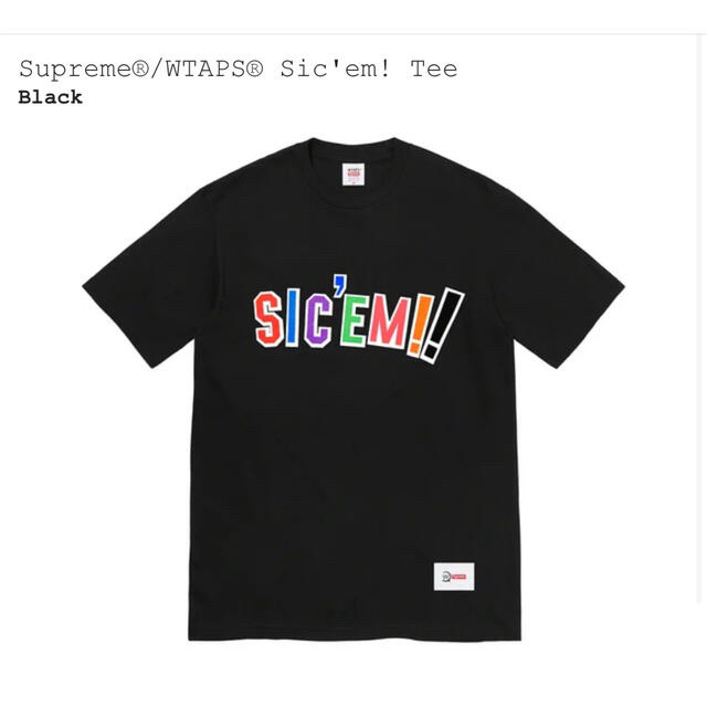Supreme(シュプリーム)のシュプリーム Supreme WTAPS Sic’em! Tee メンズのトップス(Tシャツ/カットソー(半袖/袖なし))の商品写真