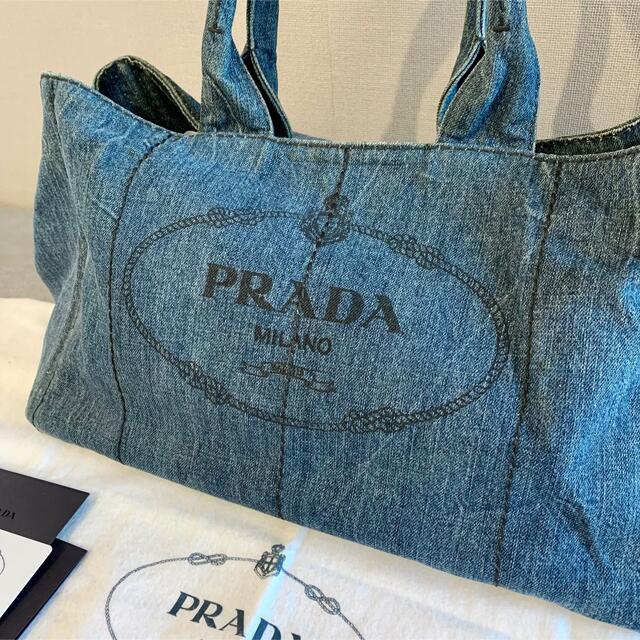 プラダ PRADA CANAPA（カナパ） B1872B トートバッグ コットンキャンバス ピンク