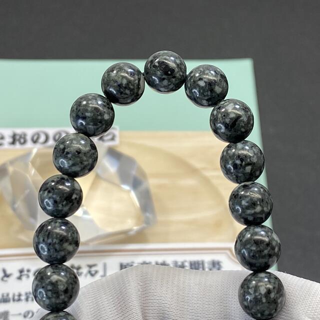 類い稀な霊石・限定品】天然石 とおのの銘石 ブレスレット 6mm-