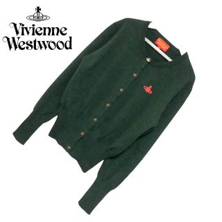 ヴィヴィアンウエストウッド(Vivienne Westwood)のVivienne Westwood  オーブ刺繍 クルーネックカーディガン(カーディガン)