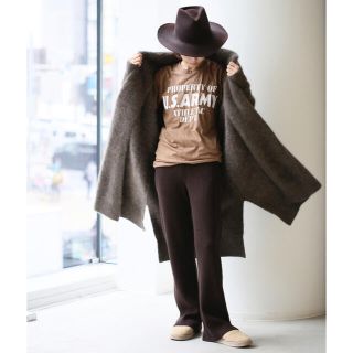 アパルトモンドゥーズィエムクラス(L'Appartement DEUXIEME CLASSE)の★新品★L'Appartement★KNIT PANTS★ブラウン★36★(その他)