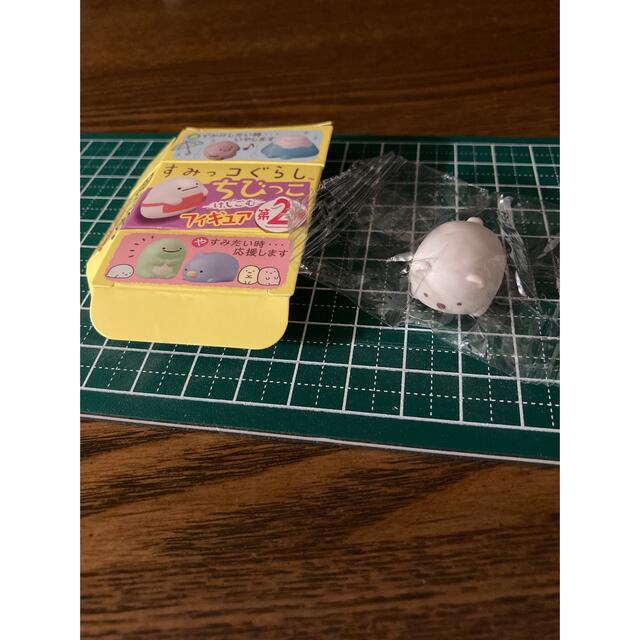 UHA味覚糖(ユーハミカクトウ)のすみっコぐらし ちびっこけしごむフィギュア しろくま エンタメ/ホビーのおもちゃ/ぬいぐるみ(キャラクターグッズ)の商品写真
