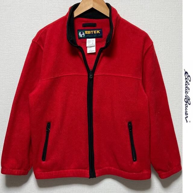 Eddie Bauer - EBTEK Eddie Bauer フリースジャケット USA製 ポーラ