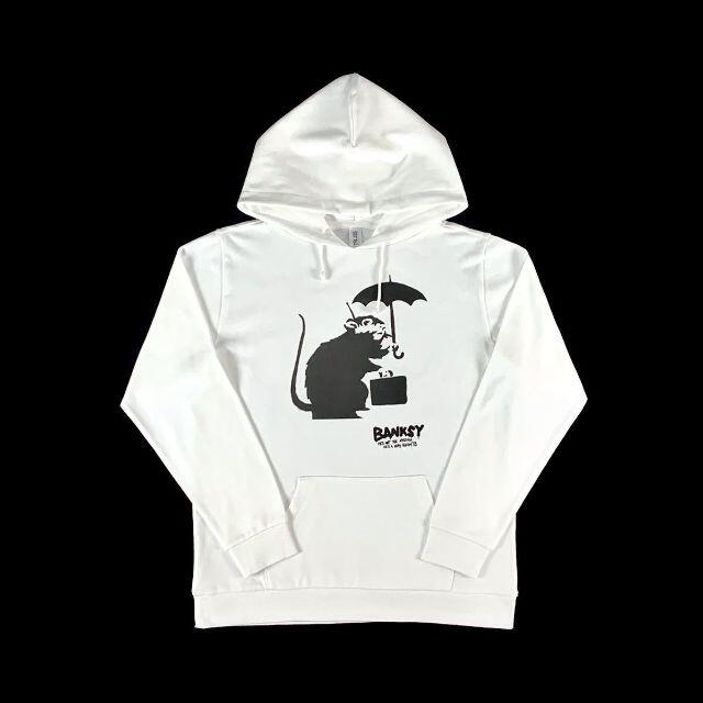 【プリント パーカー】新品 BANKSY スケーター ストリート ファッション 5