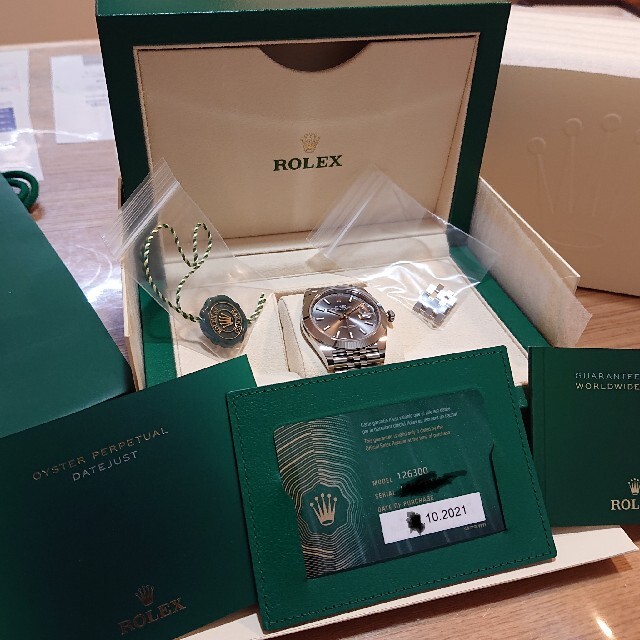 ROLEX(ロレックス)のROLEX デイトジャスト 126300 スレート メンズの時計(腕時計(アナログ))の商品写真