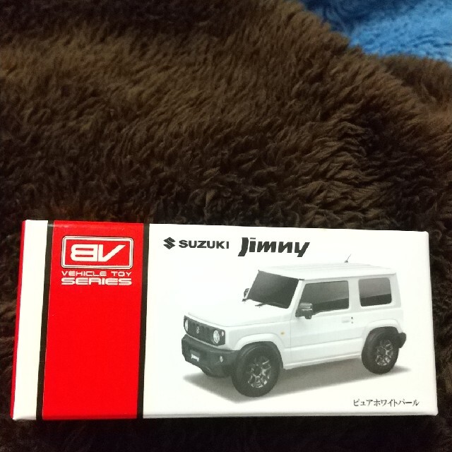 非売品】SUZUKIジムニー ピュアホワイトブレイクプルバッカーミニカー-