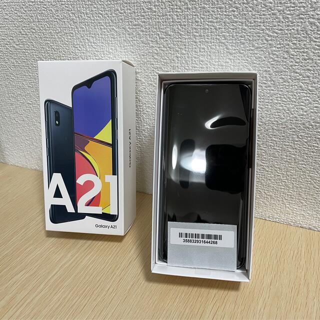 Galaxy(ギャラクシー)のGalaxy A21 ブラック　SIMフリー スマホ/家電/カメラのスマートフォン/携帯電話(スマートフォン本体)の商品写真