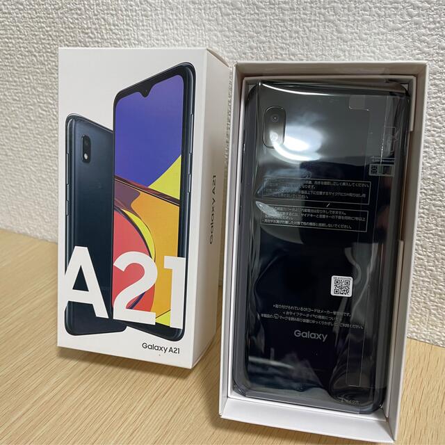 Galaxy A21 ブラック　SIMフリー 1