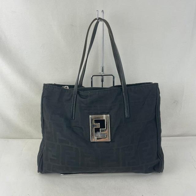 FENDI フェンディ ナイロントートバッグ ブラック レディース ブランド