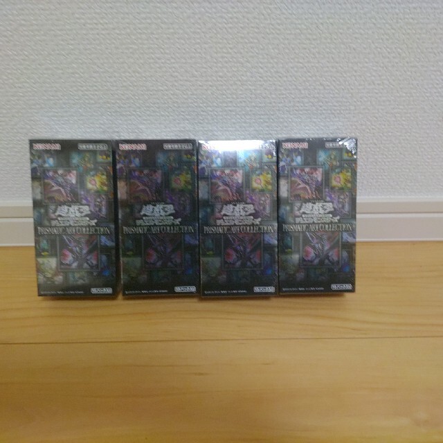 【遊戯王】プリズマティックアートコレクションBOX x4　シュリンク付き