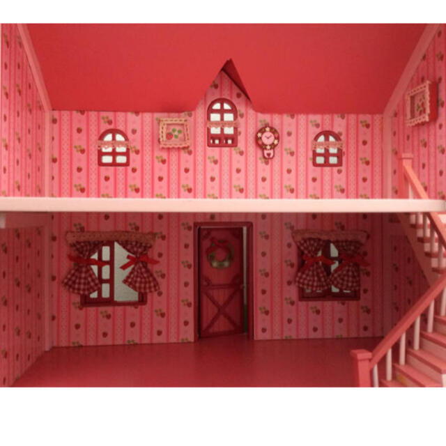マザーガーデン いちご ピンクの通販 by fril｜ラクマ ドールハウス ストロベリー 限定品在庫