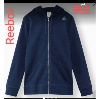 リーボック(Reebok)の新品 Reebok  ネイビー フルジップアップパーカー  メンズMサイズ(パーカー)