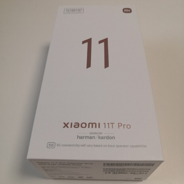 スマートフォン/携帯電話Xiaomi 11T Pro　256GB　ブルー