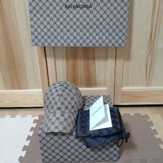 バレンシアガ(Balenciaga)の即完売モデル。バレンシアガ×グッチコラボキャップ(キャップ)