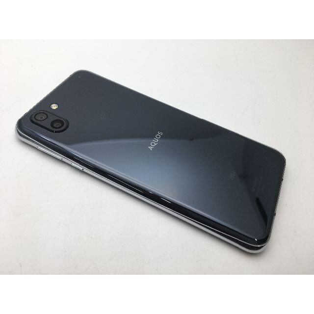 SHARP(シャープ)のSIMフリー美品au AQUOS R2 SHV42 ブラック280 スマホ/家電/カメラのスマートフォン/携帯電話(スマートフォン本体)の商品写真