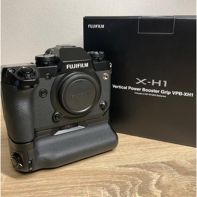 【美品】FUJIFILM X-H1 + VPB-XH1(純正バッテリー3個付)