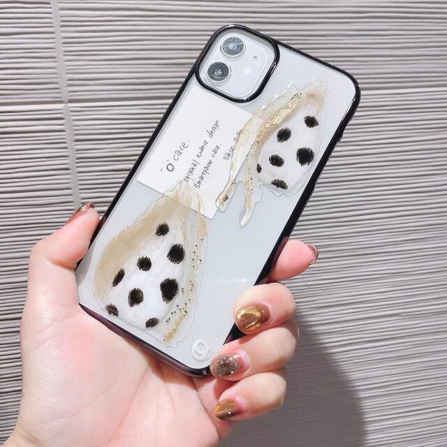 who's who Chico(フーズフーチコ)の【"O"case.】ニュアンスiPhoneケース  m-50【11専用】 スマホ/家電/カメラのスマホアクセサリー(iPhoneケース)の商品写真