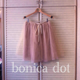ボニカドット(bonica dot)のbonica dot♡チュールスカート(ひざ丈スカート)