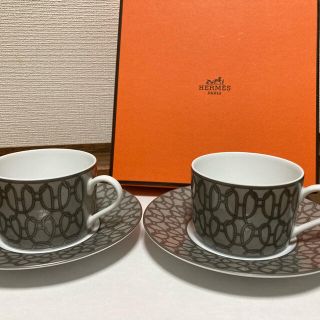 エルメス(Hermes)のエルメス　フィルダルジャン　カップ&ソーサー(グラス/カップ)