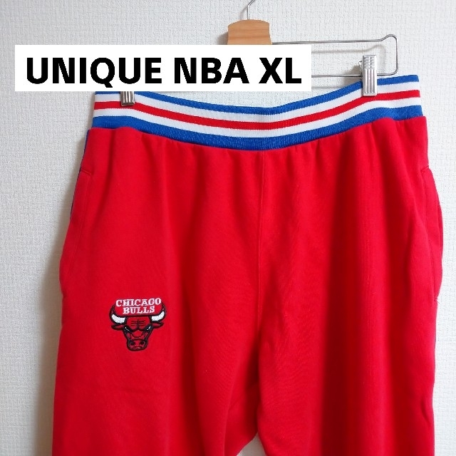 Unique NBA シカゴブルズ スウェットパンツ XL レッド | thebasehealth