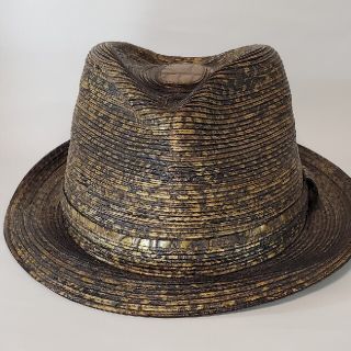 Makins hats✨　中折れハット　レザー仕様(ハット)