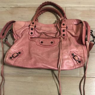 バレンシアガ シティ ショルダーバッグ(レディース)(ピンク/桃色系