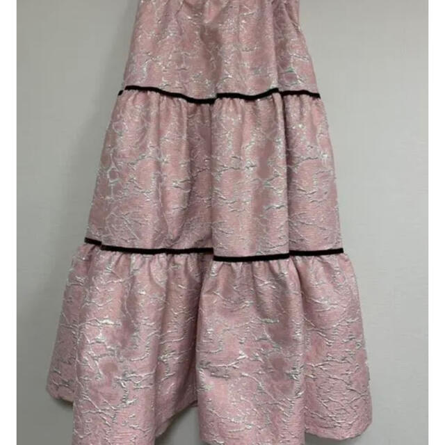 Chesty(チェスティ)のハイアンド　ジャガードスカート レディースのスカート(ロングスカート)の商品写真