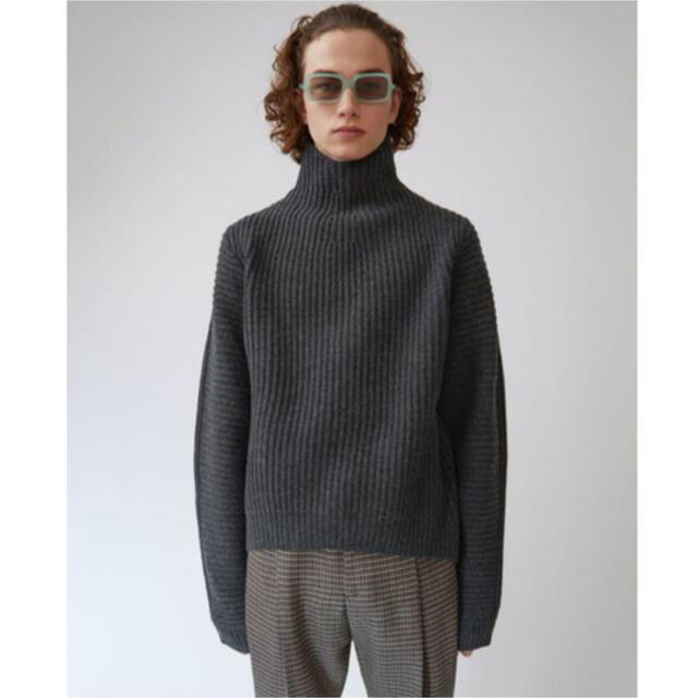 通販激安 Acne Studios アクネ S グレー メンズ タートルニット ニット セーター