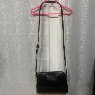 ケイトスペードニューヨーク(kate spade new york)の最終値下げ【美品】ケイトスペード　ショルダーバック　黒(ショルダーバッグ)