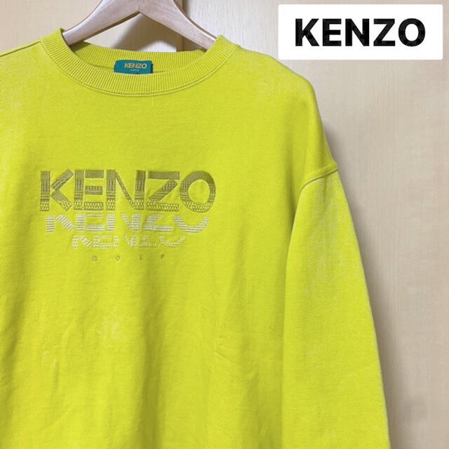 KENZO ケンゾー GOLF ゴルフ トレーナー スエット ロゴ Lサイズ