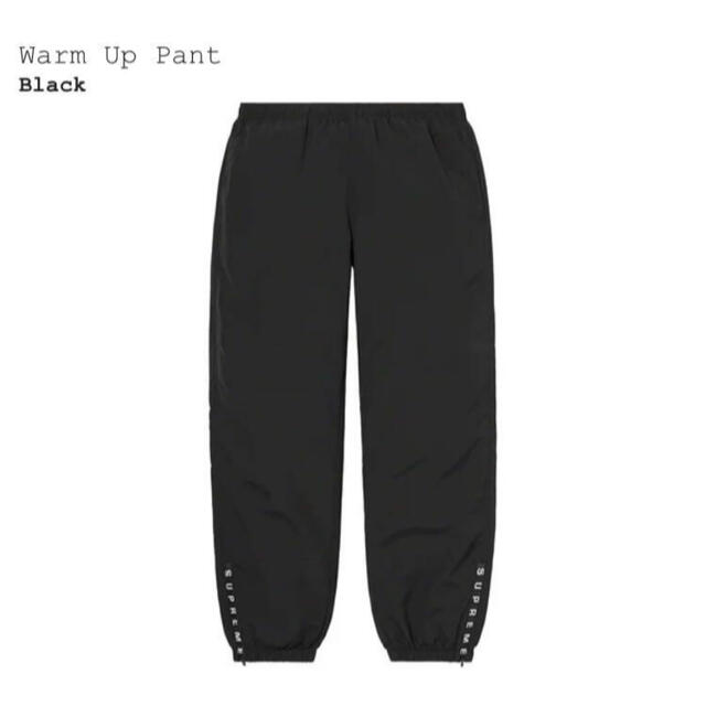 Supreme(シュプリーム)のSupreme 21fw Warm Up Pant Black 黒 S  メンズのパンツ(その他)の商品写真