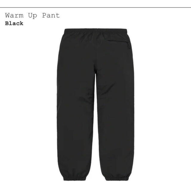 Supreme 21fw Warm Up Pant Black 黒 S 1